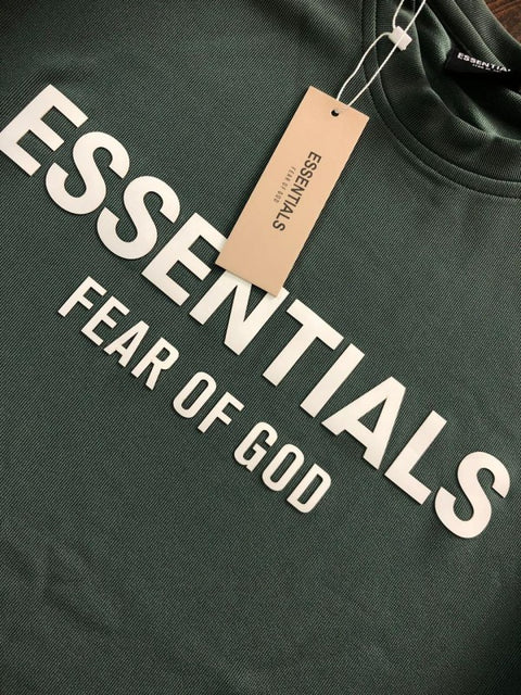 Essential Fear of God Imported Printed Green Premium Cord Set 1819