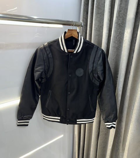 Balmain Paris 2 Black Designer Imported Varsity Jacket