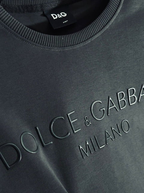 Dolce Gabbana Imported Embossed Print Premium Track suit DGREY-M-1810