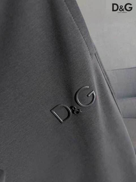 Dolce Gabbana Imported Embossed Print Premium Track suit DGREY-M-1810