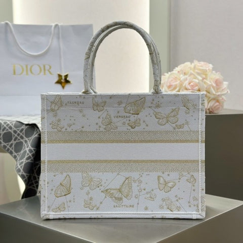 Dior Book Tote Premium Oblique with Original Box, Dust Bag, and Scarf