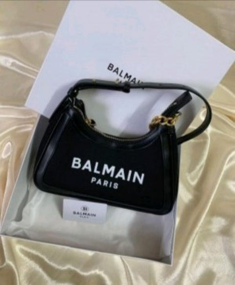 BALMAIN PARIS B ARMY WITH ORIGINAL BOX AND DUST BAG ( BLACK)