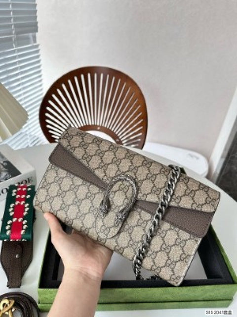 Gucci Dionysus Ophidia envelop khaki color sling bag