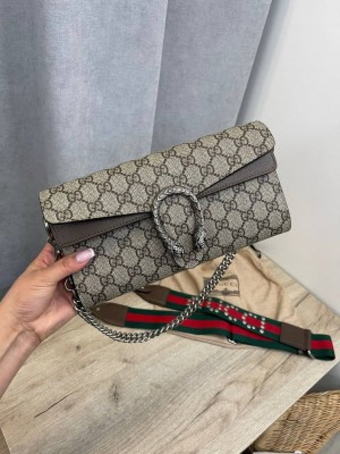 Gucci Dionysus Ophidia envelop khaki color sling bag