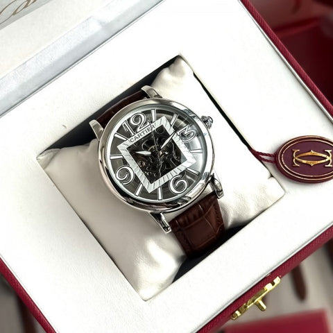 CARTIER AUTO SILVER WHITE