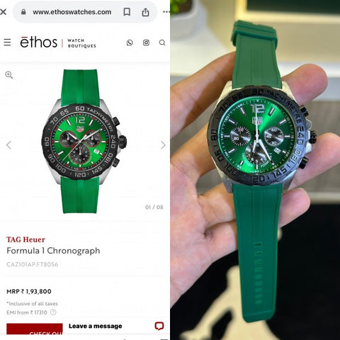 Tag Heuer Formula 1 Green