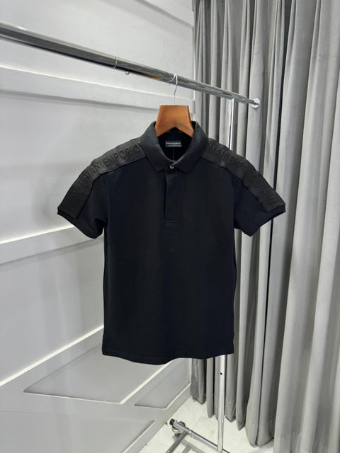 EMPORIO ARMAN I PREMIUM POLO TSHIRT BLACK 2201