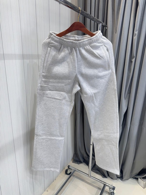 Essentia l Premium Fleece Cotton Track Pants Light Grey 2392