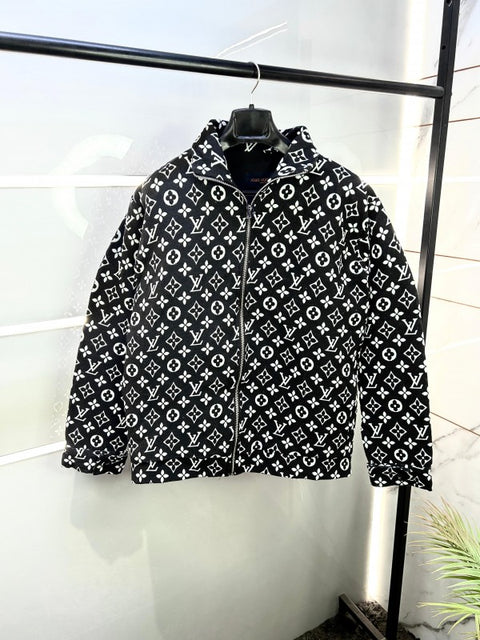 Louis Vuitton Imported Black Super Premium Track Suit With Brand Packing