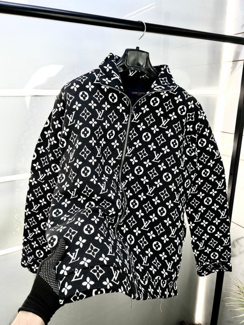 Louis Vuitton Imported Black Super Premium Track Suit With Brand Packing